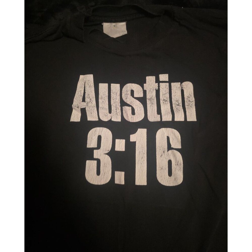 Vintage WWF Stone Cold Steve Austin 3:16 Skull Double-Sided Wrestling T-Shirt XL